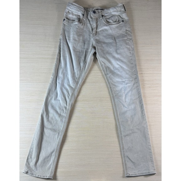 BKE Buckle Jake Jeans Men's 29x34 Gray Straight Leg Faded Denim - Picture 1 of 5